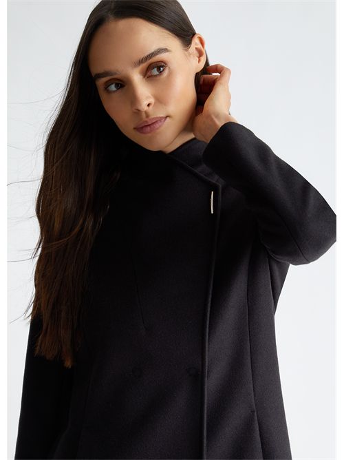 cappotto donna nero LIU JO | WF4272T4612/22222